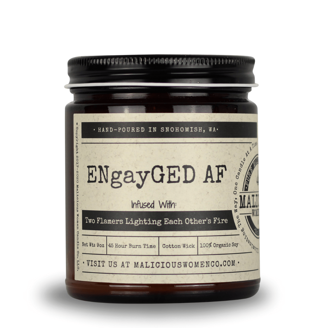 EnGAYged AF Scent: Lemon Drop Martini - Malicious Women Co. - Candles